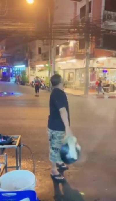 Don't play with hot food