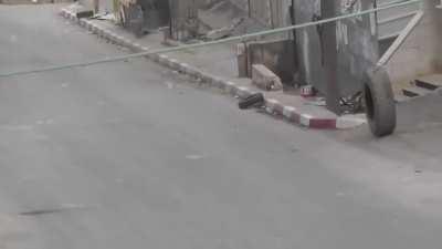 What did he expect, the tire would stop?