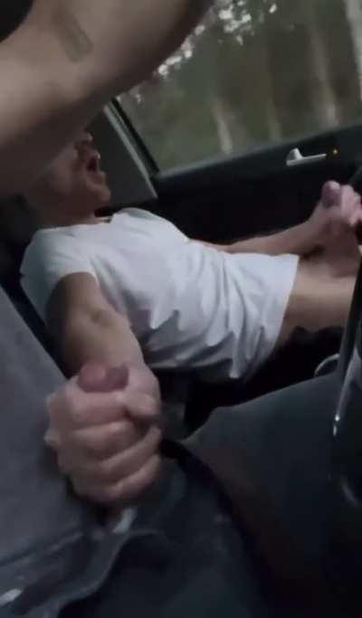 Making buddy cum then hot self facial