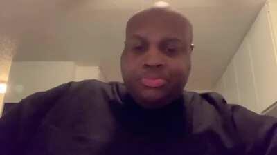 He made this video only a week ago...absolutely vile words coming out of his mouth rewatching it back again now