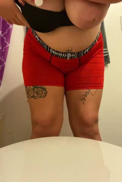 Little ass tease until I let my soft tits out