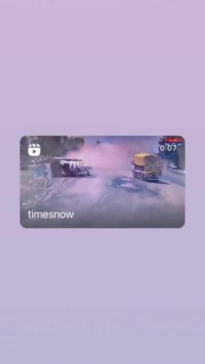 Container truck brake fails and kills at least 15