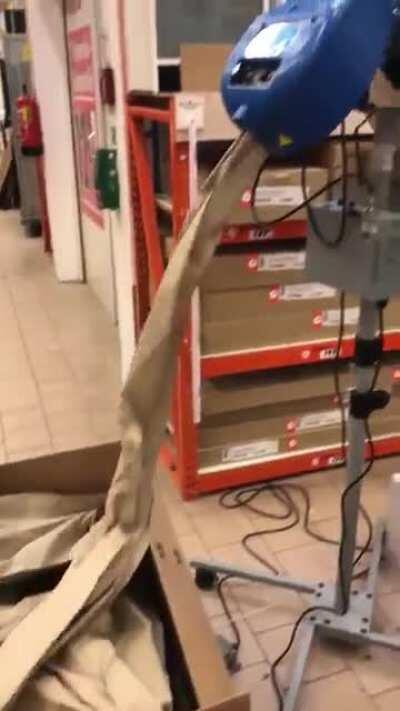 Paper void-fill machine