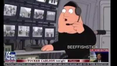 Cucker Tarlson reacts to the Peter