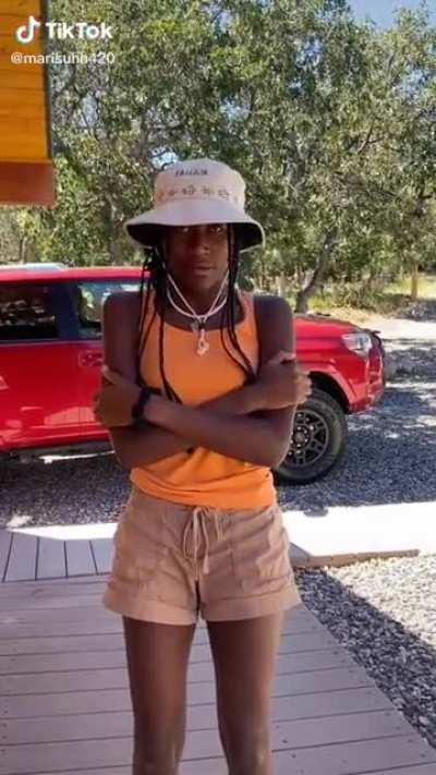 Her very first stunt