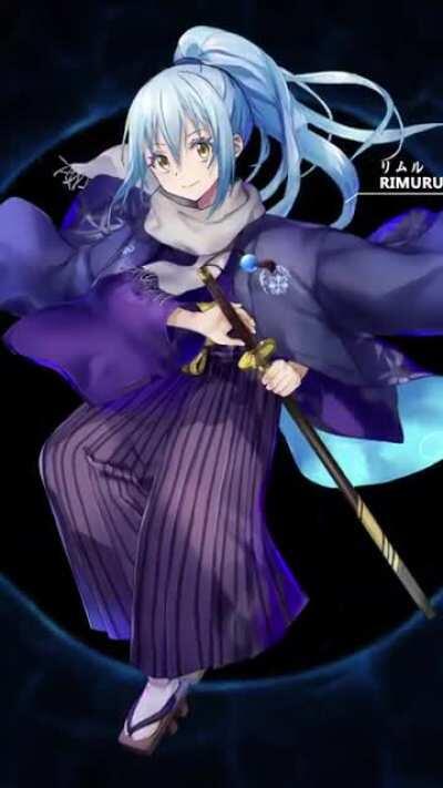 I animated this Rimuru live wallpaper ~ Picture directly taken from Grand Summoner game.