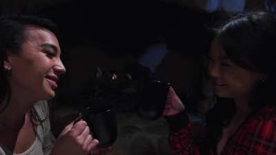 Kasey and Lulu  Find the Perfect Way to Warm Up After Their Heater Breaks!