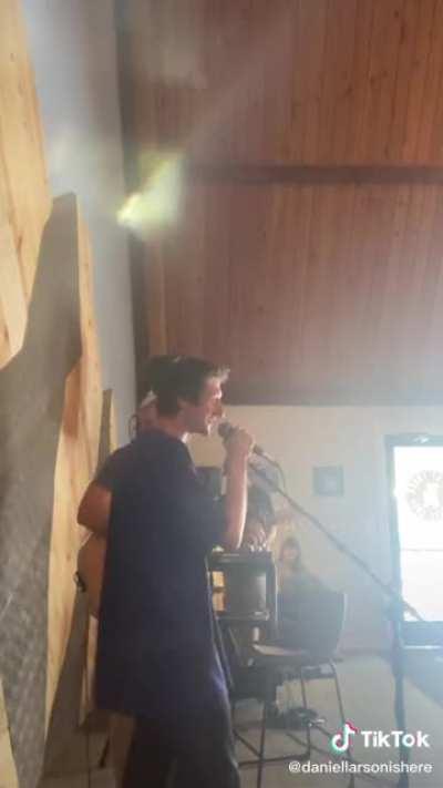 (not too important) Daniel larson kept this video of this little concert up for around 7 - 10 minutes