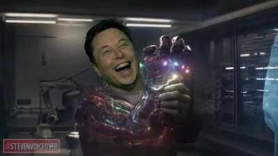 Elon snapping 75% of Twitter out of existence