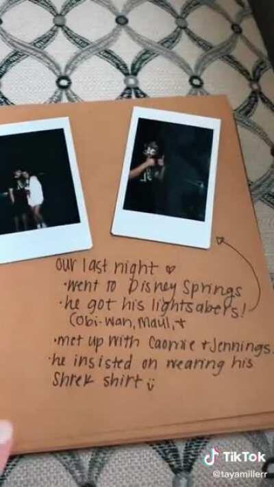 Taya and jordans photo book