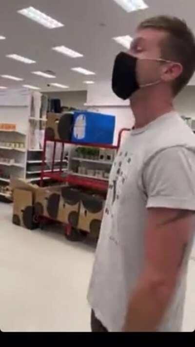 Sane Man Tries To Reason With Anti-Mask Shoppers