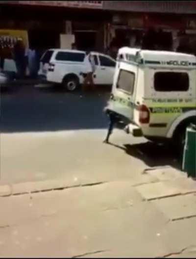 HMRB while me & my friend climb out this van real quick