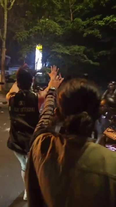 Police brutality during the recent Indonesian protests