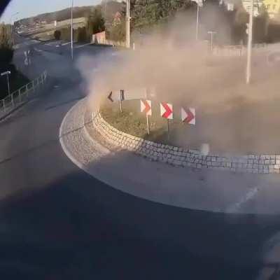 I'm not a fan of roundabouts either, but...