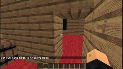 I made a house made of giant blocks