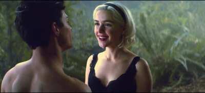 Sabrina in Black Lingerie Brightened