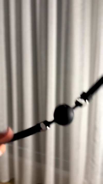 I try to say your name, but the gag won’t let me🤐