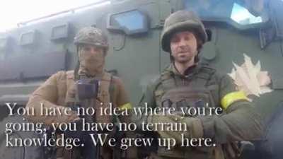 The Ukrainian chads have more messages for the russians