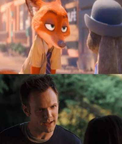 is it weird that Nick and Judy from Zootopia remind me of Jeff and Annie