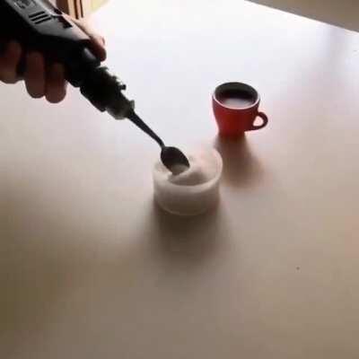 Coffee stirring machine