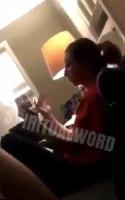 Proud racist in action