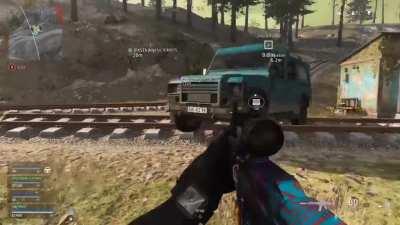 Just turned around to see my friend doing this