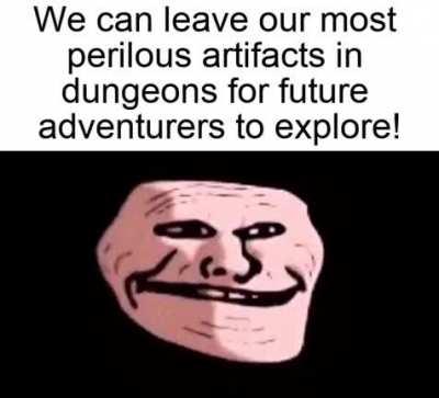 So...tell me again about that holy water you found in the spiked iron forest.