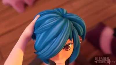 Marie Blowjob Facial Cumshot (Sound Update) (Blender Knight) [Ed, Edd, n Eddy]