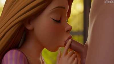 Rapunzel’s first BJ [Redmoa] (Tangled)