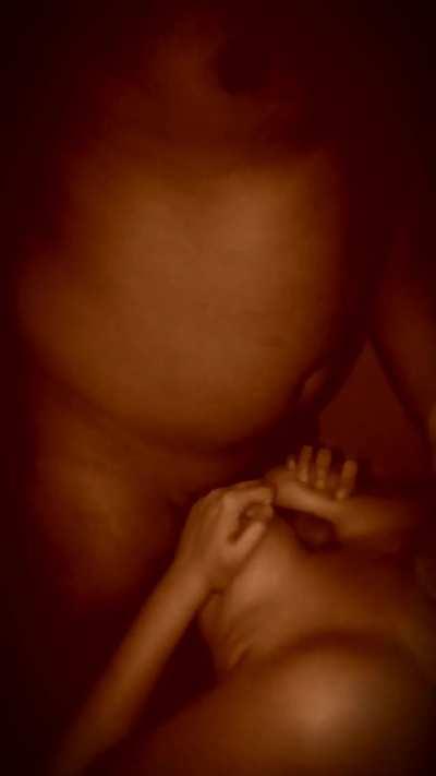 Hubby kept fucking my tits until he exploded between them! [F][M][OC]