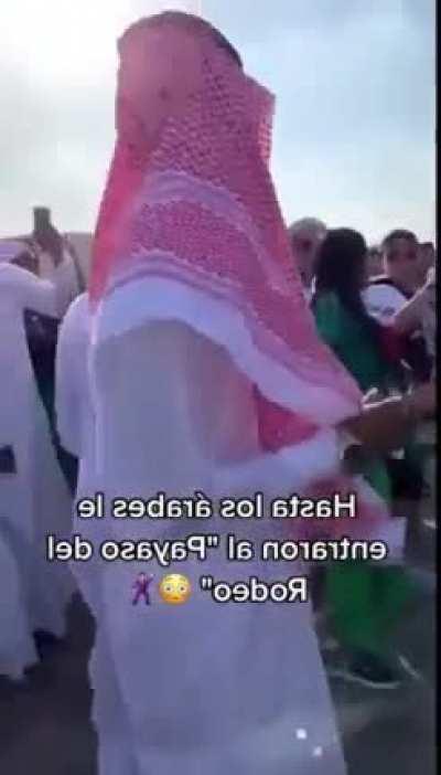 Saudis and Mexicans gonna party up tonight. A huevo Boludos!