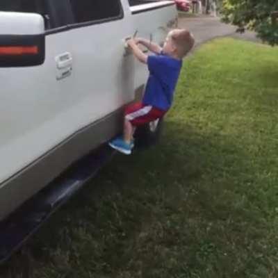 I left something in the truck.