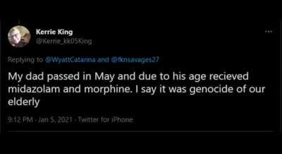 Pretty sure our entire health care system was in on it.