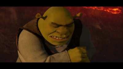 Shrek doesn't have the high-ground