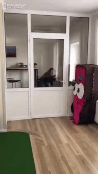 Watch her die inside