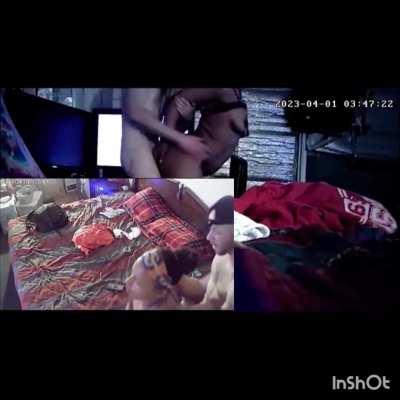 Fucking my ebony gf rough