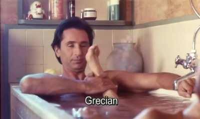 Nadia Farès Squeezes a Man’s Balls Under the Bath Water and Gives a Verbal in Elles N’oublient Jamais/Love in the Strangest Way (1994)