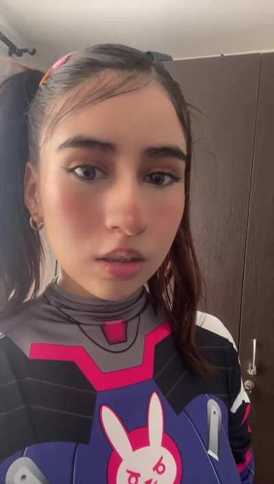 Real Ahegao in Overwatch Cosplay