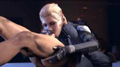 Cassie Cage (mkx) throatJob