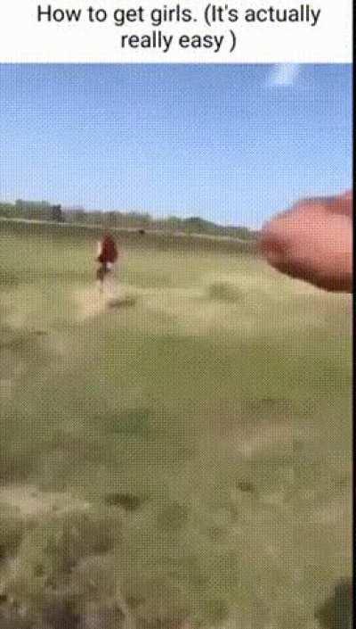 Guys atleast try to approach her