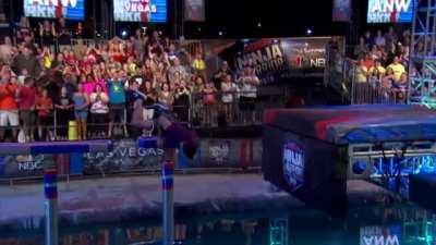 Possibly the best save ever on American Ninja Warrior