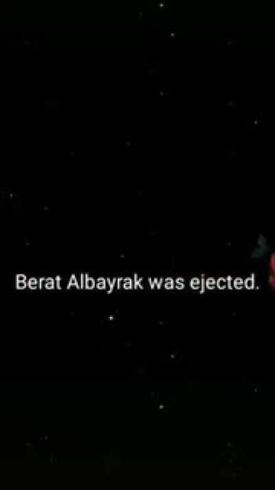 Berat Albayrak was ejected