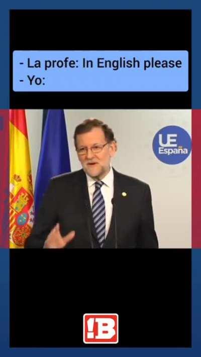 Former Spanish President Mariano Rajoy Brey refuses to speak in English to a British journalist and chooses someone else to speak in Spanish ðªð¸ðªð¸ðªð¸ðªð¸ðªð¸ðªð¸ðªð¸ðªð¸ðªð¸ ðªðªðªðððð¯ð¯ð¯ââ