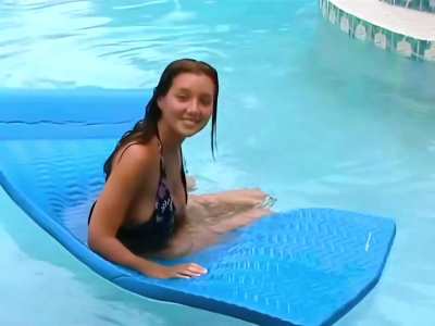 Christina Model - Flowered Bikini