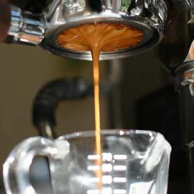 This espresso extraction is mesmerising