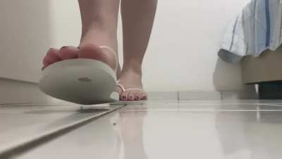 tiny ant is crushed under a goddess