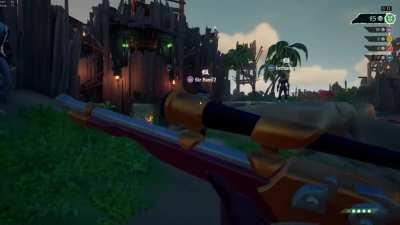 Why choose between double gun and sword when you can have both...