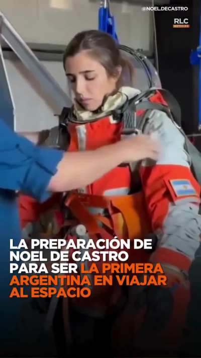 La preparación de Noel de Castro para ser la primera astronauta Argentina