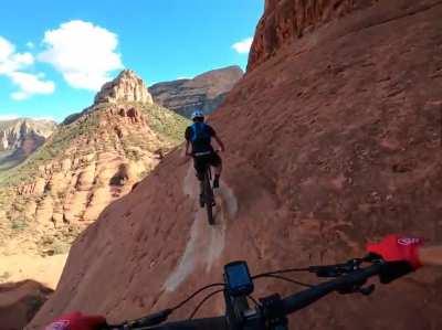 Just one slip away from death