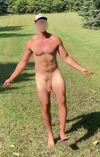 I see we're having a naked jump rope contest, here's my submission..fyi, would not recommend![M]